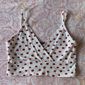 Brandy Melville Strawberry Tank Top